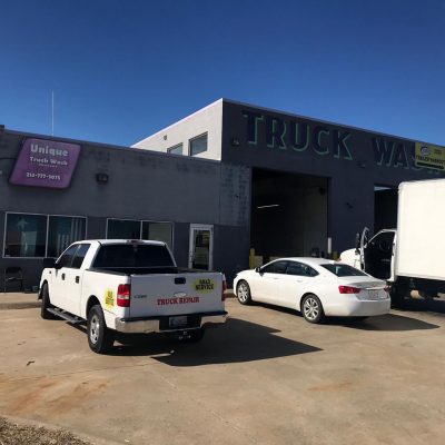 Unique Truck Wash Parking